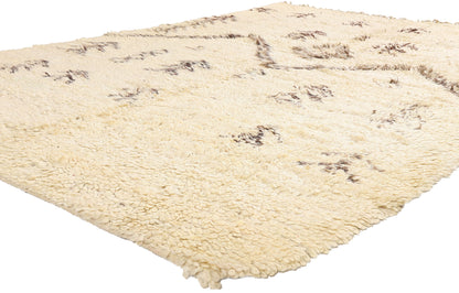 6 x 9 - Beige Vintage Moroccan Rug - 21730