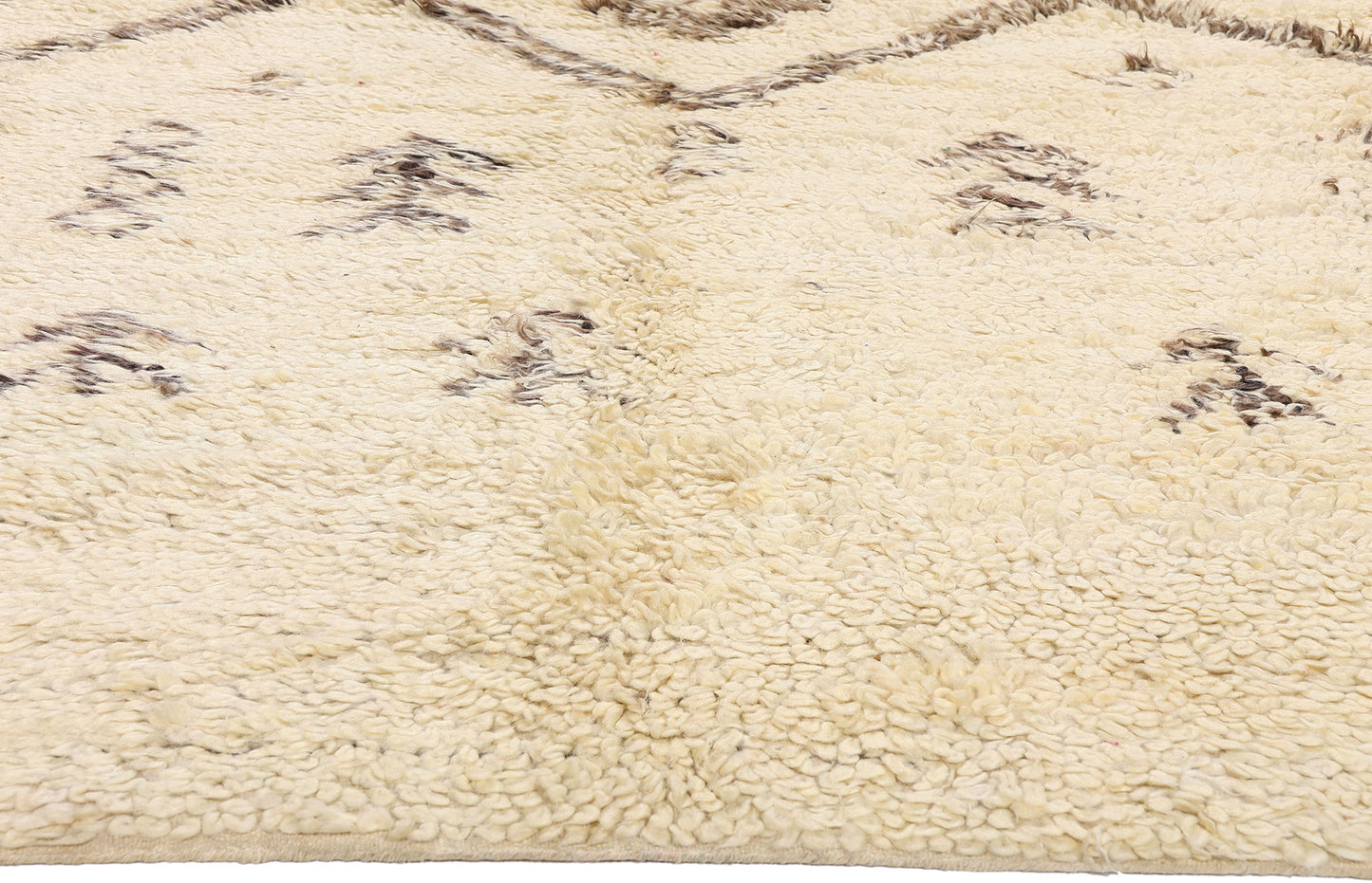 6 x 9 - Beige Vintage Moroccan Rug - 21730