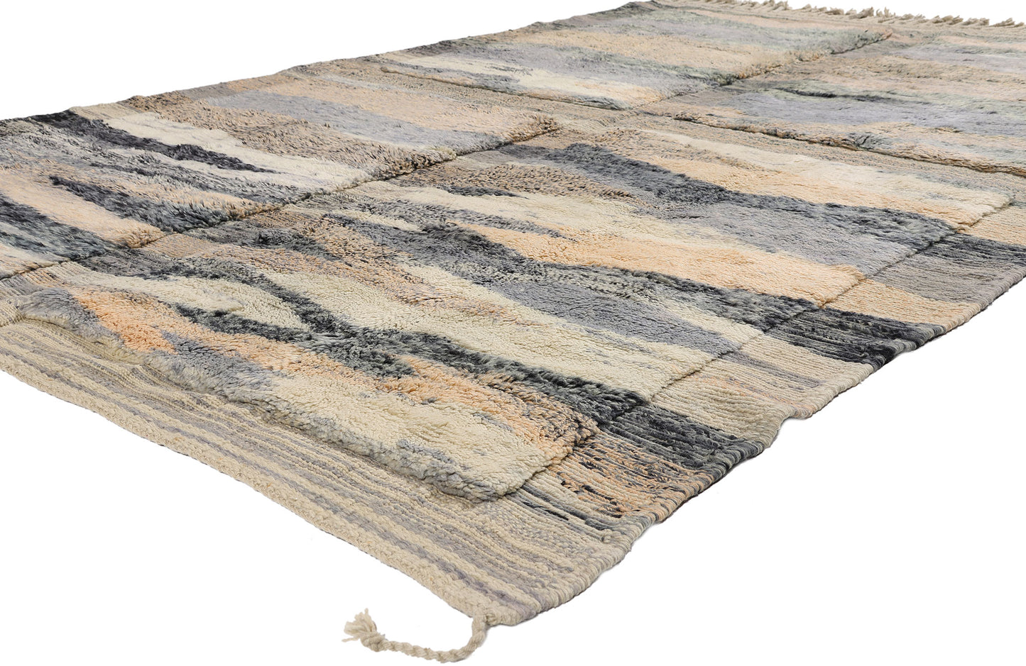 7 x 10 - Multicolor New Beni Mrirt Moroccan Rug - 21850