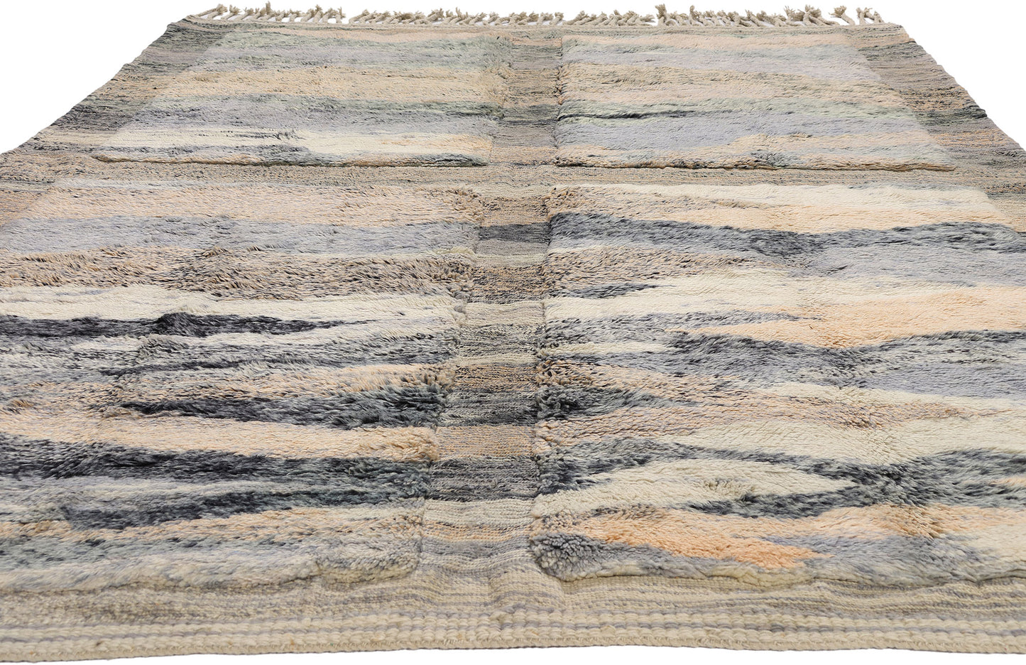 7 x 10 - Multicolor New Beni Mrirt Moroccan Rug - 21850