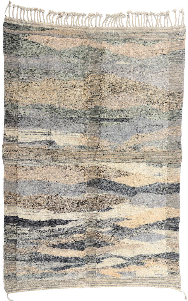 7 x 10 - Multicolor New Beni Mrirt Moroccan Rug - 21850