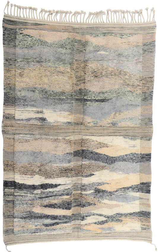 7 x 10 - Multicolor New Beni Mrirt Moroccan Rug - 21850