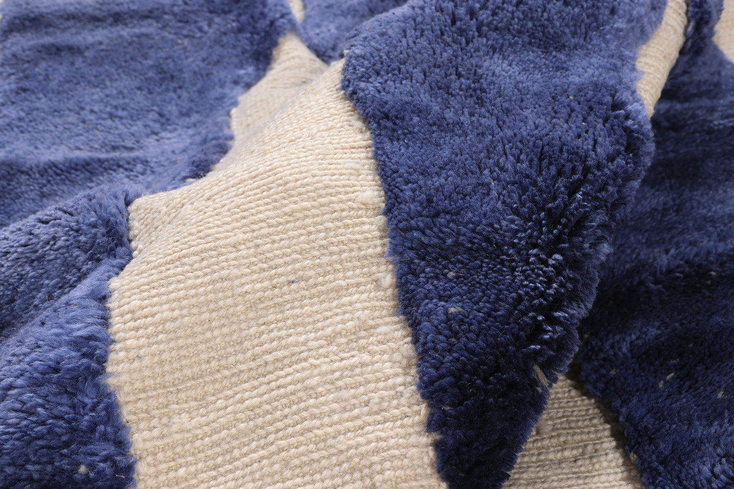 8 x 11 - Blue New Beni Mrirt Moroccan Rug - 21851