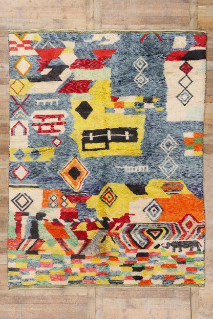 8 x 11 - Multicolor New Beni Mrirt Moroccan Rug - 21854