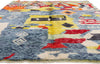 8 x 11 - Multicolor New Beni Mrirt Moroccan Rug - 21854