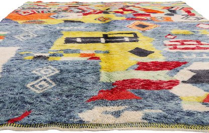 8 x 11 - Multicolor New Beni Mrirt Moroccan Rug - 21854