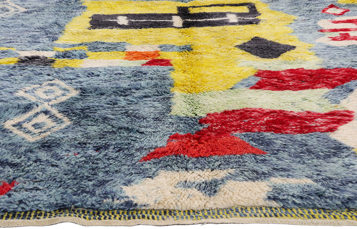 8 x 11 - Multicolor New Beni Mrirt Moroccan Rug - 21854