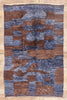 5 x 7 - Blue New Beni Mrirt Moroccan Rug - 21855