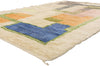 7 x 10 - Beige New Beni Mrirt Moroccan Rug - 21856