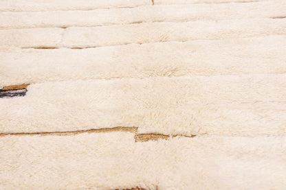 14 x 17 - Ivory New Beni Mrirt Moroccan Rug - 21857