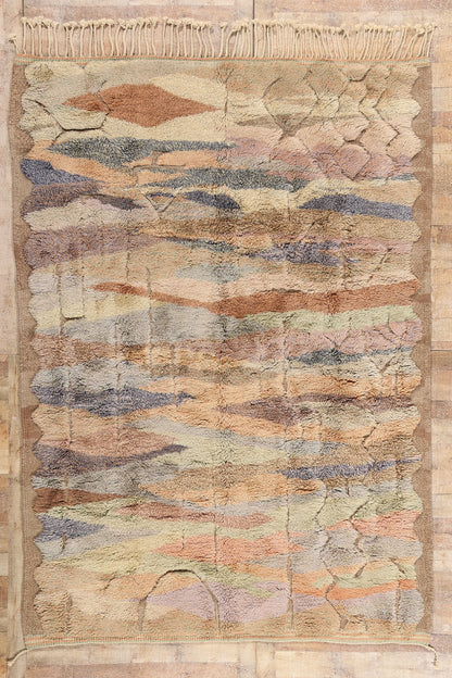 7 x 10 - Multicolor New Beni Mrirt Moroccan Rug - 21858
