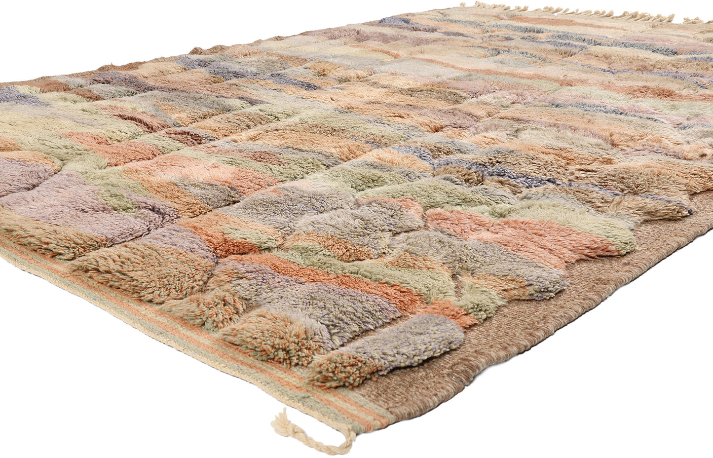7 x 10 - Multicolor New Beni Mrirt Moroccan Rug - 21858
