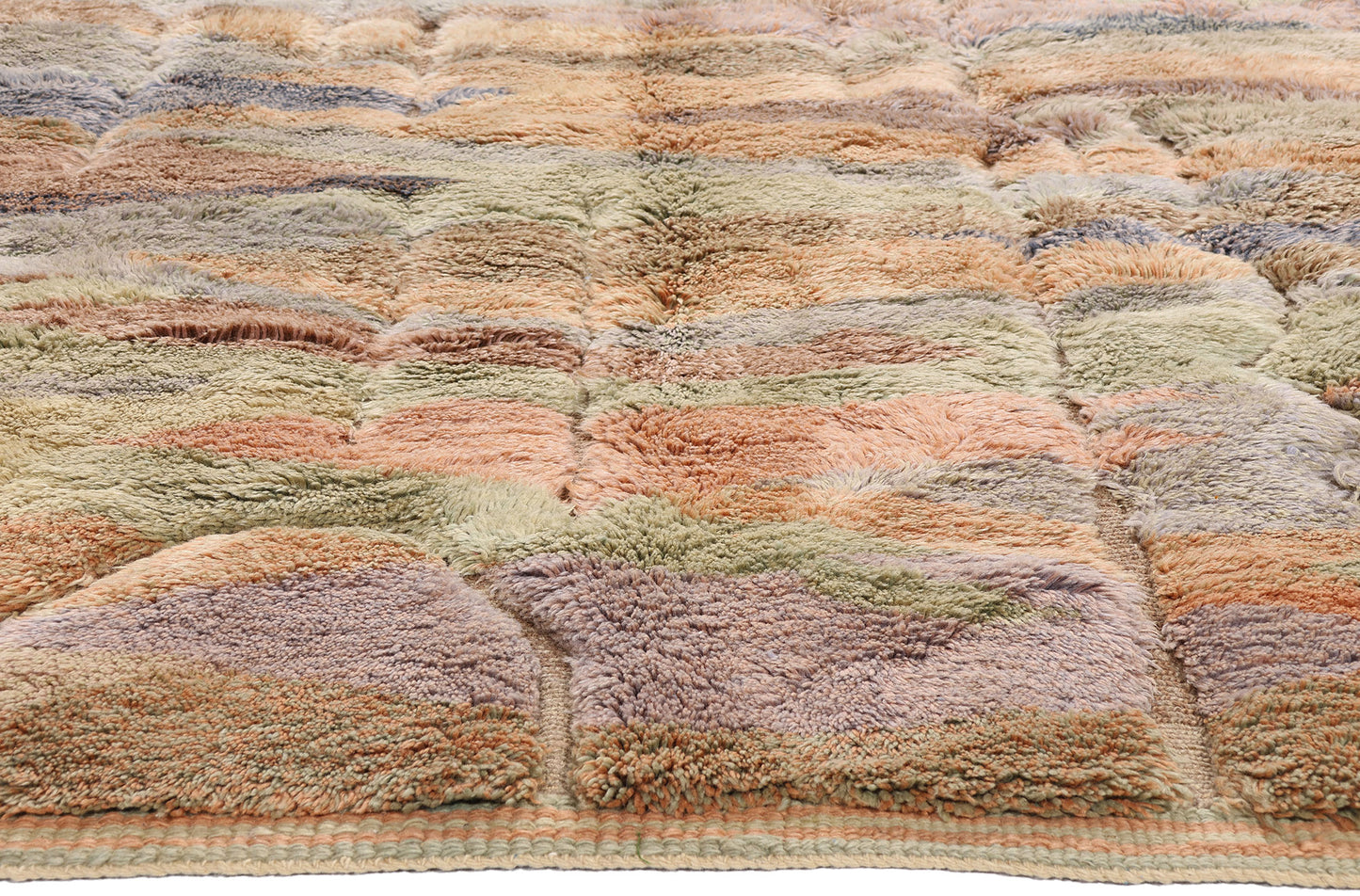 7 x 10 - Multicolor New Beni Mrirt Moroccan Rug - 21858