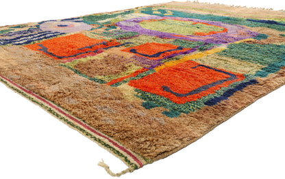 8 x 10 - Multicolor New Beni Mrirt Moroccan Rug - 21859