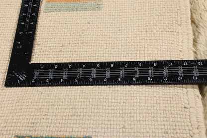 9 x 12 - Beige New Beni Mrirt Moroccan Rug - 21861