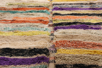 7 x 10 - Multicolor New Beni Mrirt Moroccan Rug - 21862