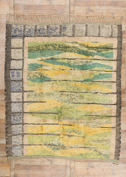 8 x 10 - Multicolor New Beni Mrirt Moroccan Rug - 21864