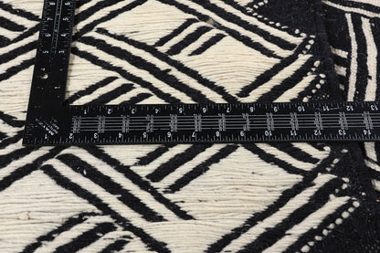13 x 17 - Black New Zanafi Moroccan Rug - 21866