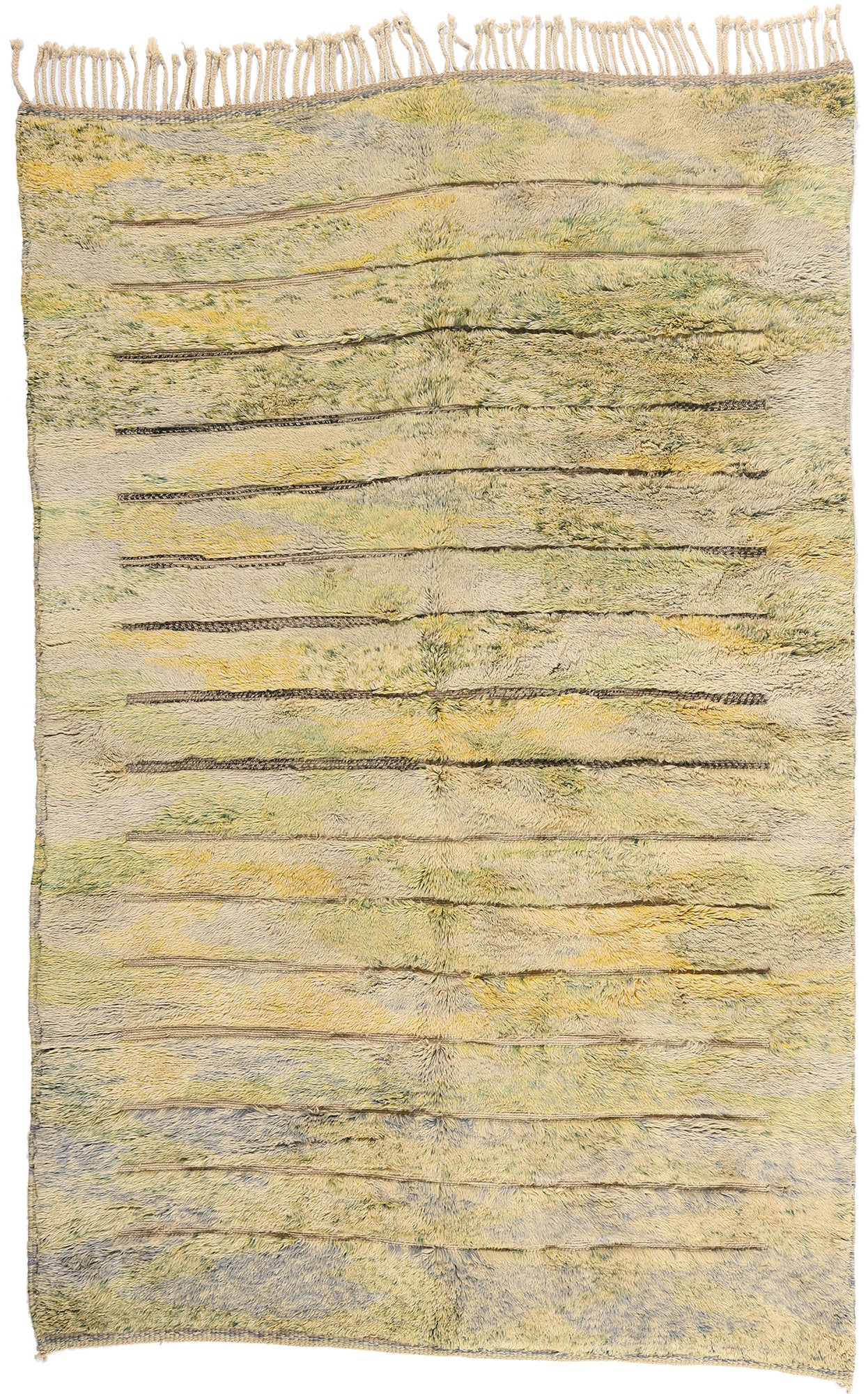 7 x 11 - Beige New Beni Mrirt Moroccan Rug - 21868