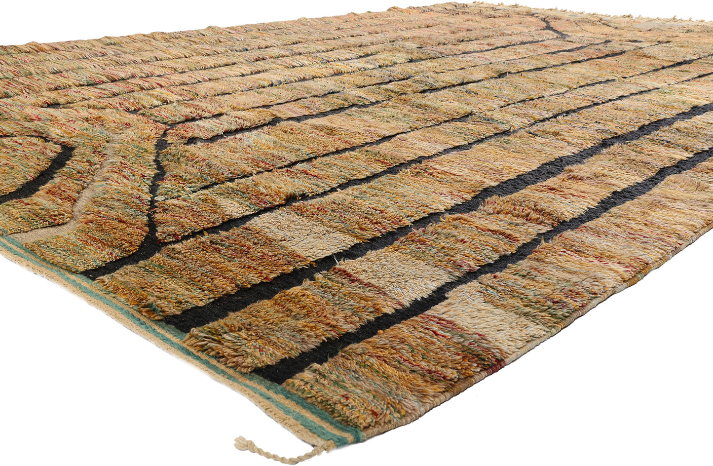 10 x 15 - Multicolor New Beni Mrirt Moroccan Rug - 21869