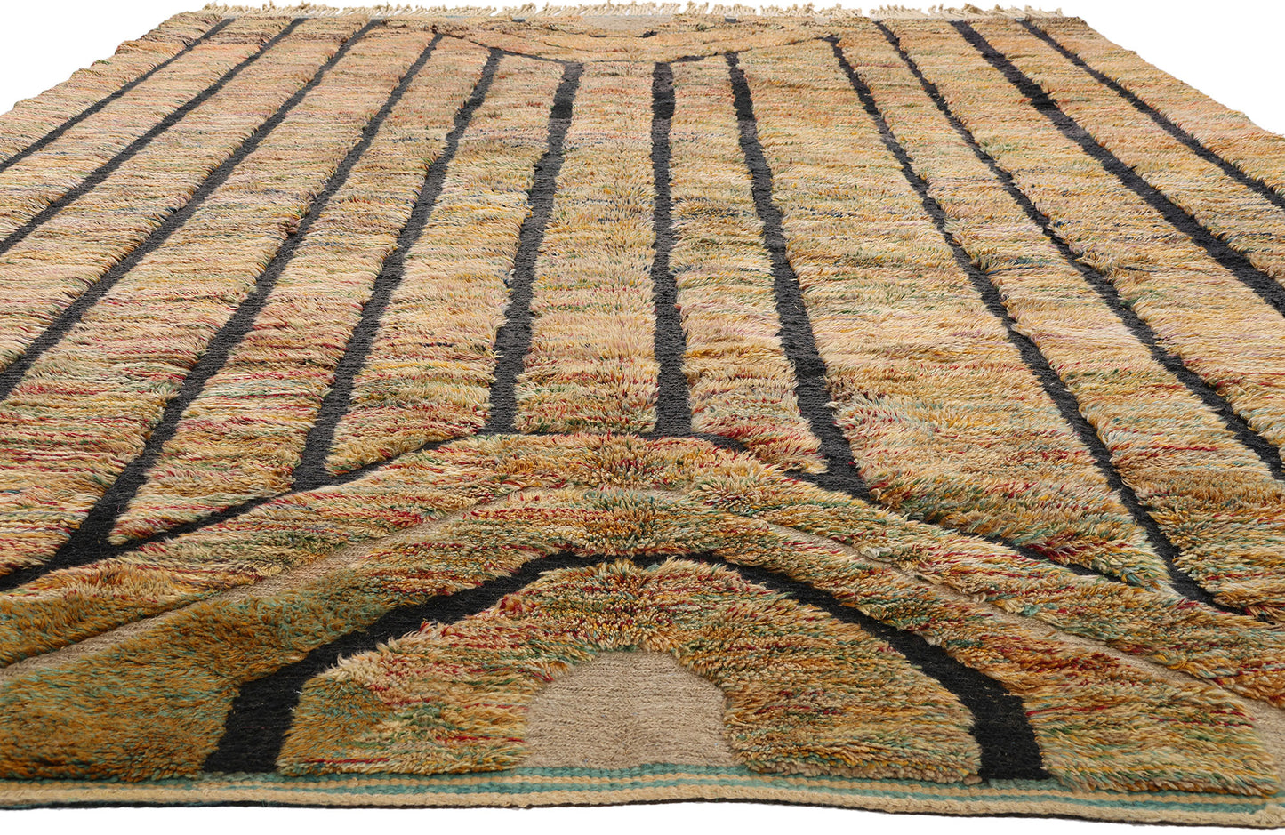 10 x 15 - Multicolor New Beni Mrirt Moroccan Rug - 21869