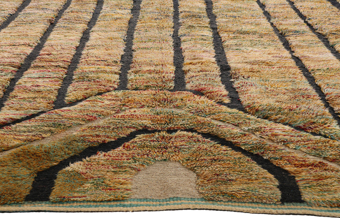 10 x 15 - Multicolor New Beni Mrirt Moroccan Rug - 21869