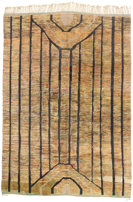 10 x 15 - Multicolor New Beni Mrirt Moroccan Rug - 21869