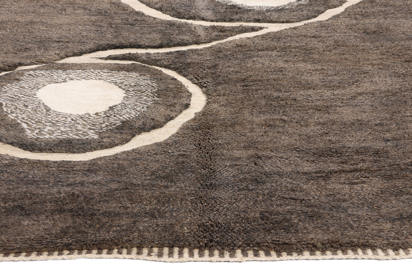 7 x 11 - Taupe New Beni Mrirt Moroccan Rug - 21870