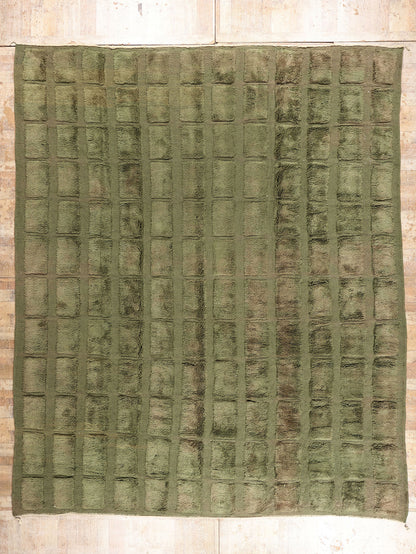 13 x 16 - Green New Beni Mrirt Moroccan Rug - 21871