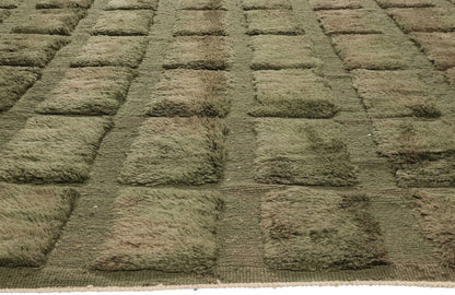 13 x 16 - Green New Beni Mrirt Moroccan Rug - 21871