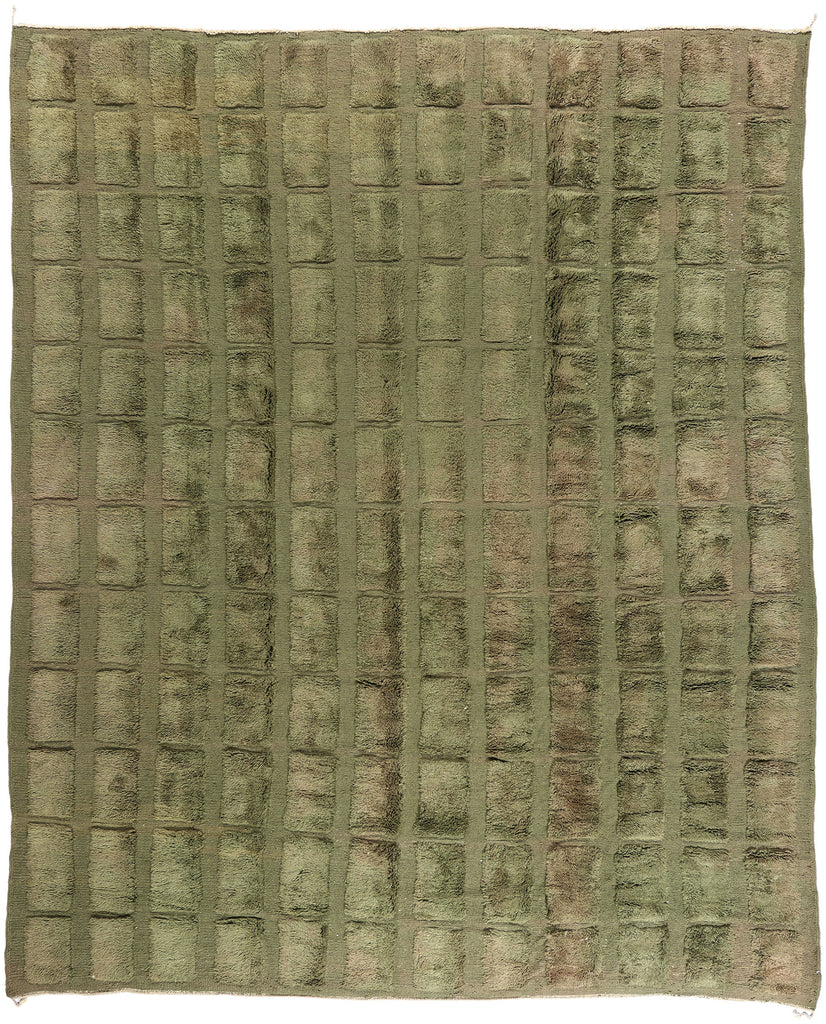 13 x 16 - Green New Beni Mrirt Moroccan Rug - 21871