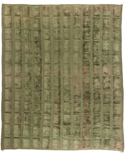 13 x 16 - Green New Beni Mrirt Moroccan Rug - 21871