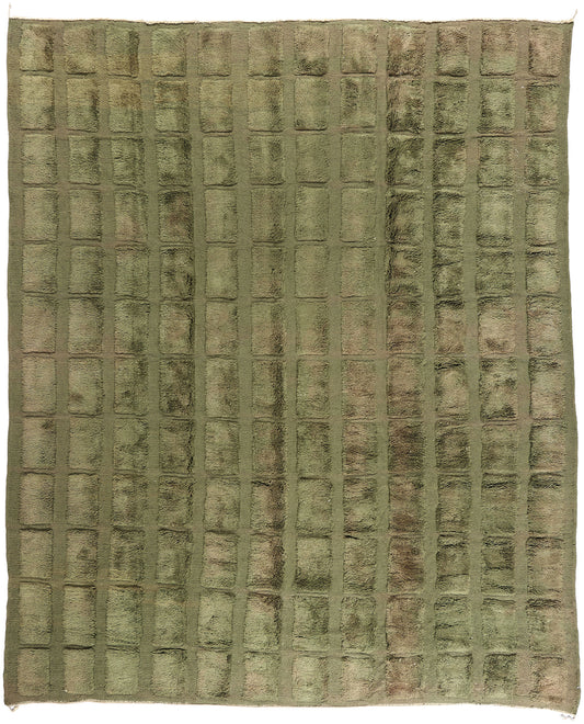 13 x 16 - Green New Beni Mrirt Moroccan Rug - 21871