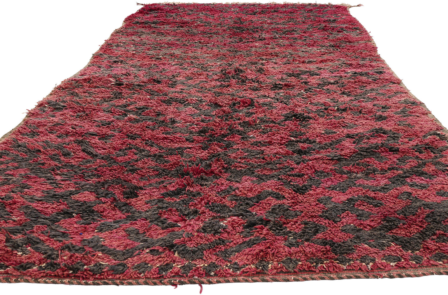 5 x 11 - Red Vintage Talsint Moroccan Rug - 21873