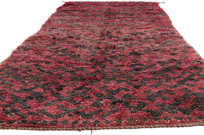 5 x 11 - Red Vintage Talsint Moroccan Rug - 21873