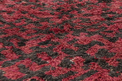 5 x 11 - Red Vintage Talsint Moroccan Rug - 21873
