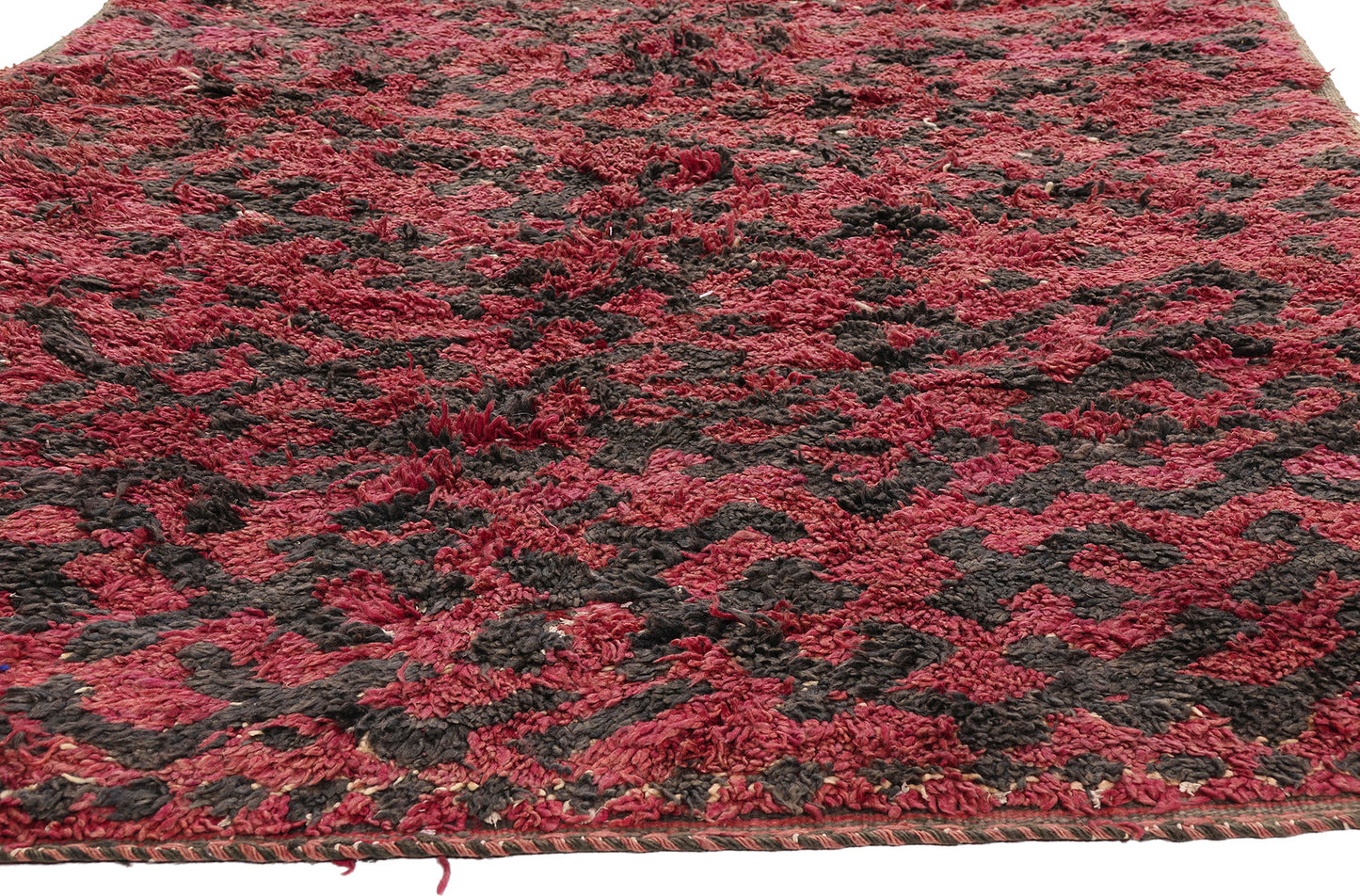 5 x 11 - Red Vintage Talsint Moroccan Rug - 21873