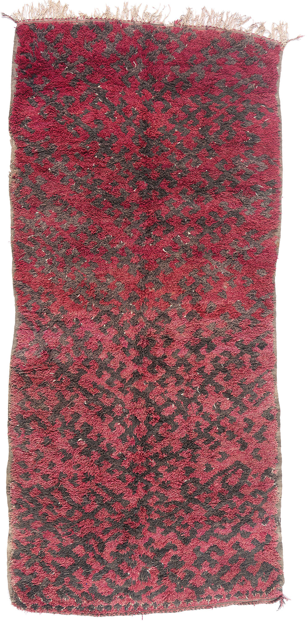 5 x 11 - Red Vintage Talsint Moroccan Rug - 21873