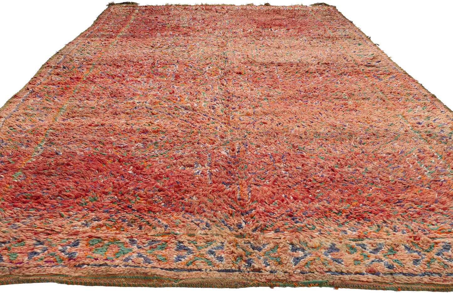 6 x 12 - Rust Vintage Beni MGuild Moroccan Rug - 21875
