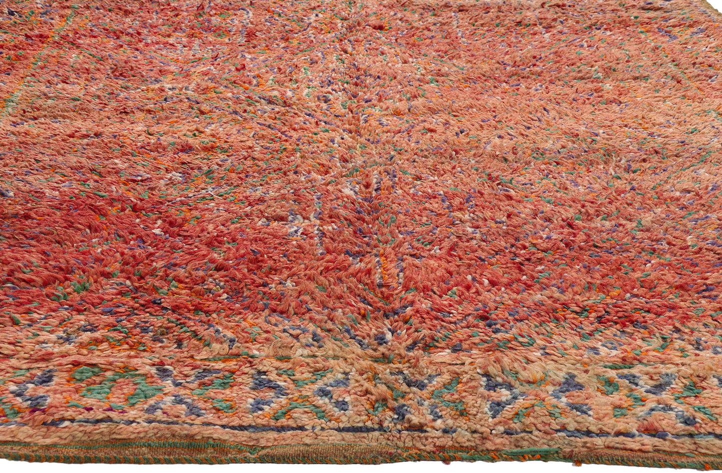 6 x 12 - Rust Vintage Beni MGuild Moroccan Rug - 21875