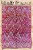 6 x 8 - Magenta Vintage Beni MGuild Moroccan Rug - 21876