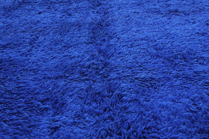 6 x 9 - Blue Vintage Beni Mrirt Moroccan Rug - 21877