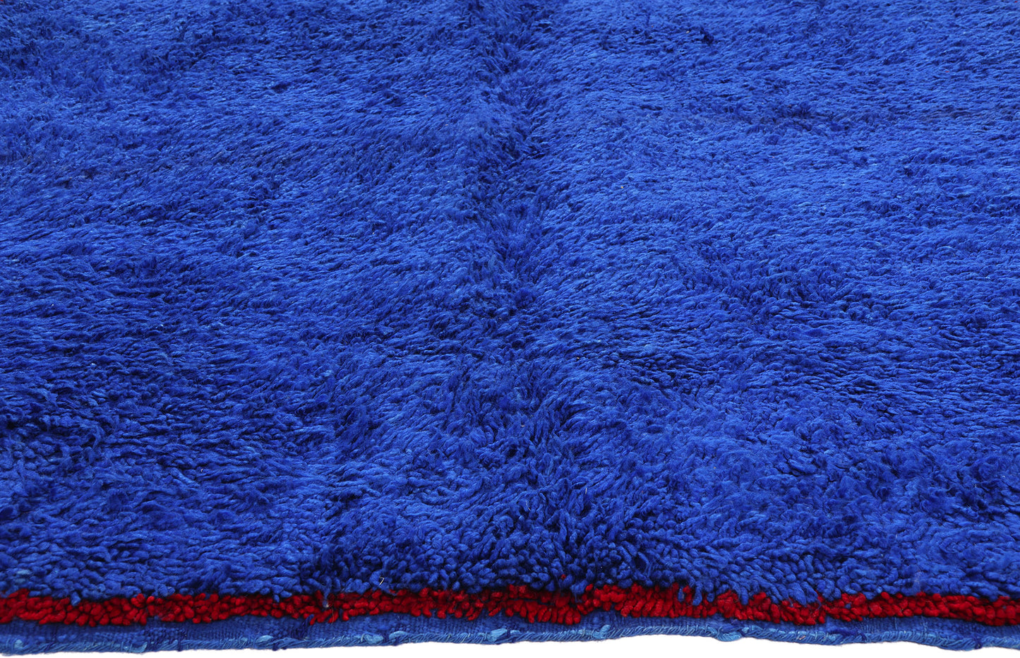6 x 9 - Blue Vintage Beni Mrirt Moroccan Rug - 21877
