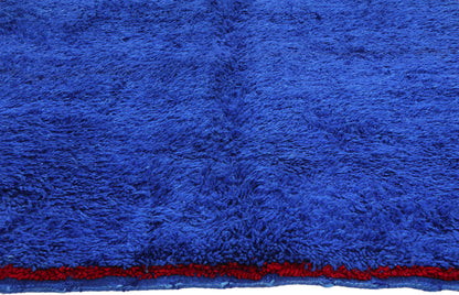 6 x 9 - Blue Vintage Beni Mrirt Moroccan Rug - 21877