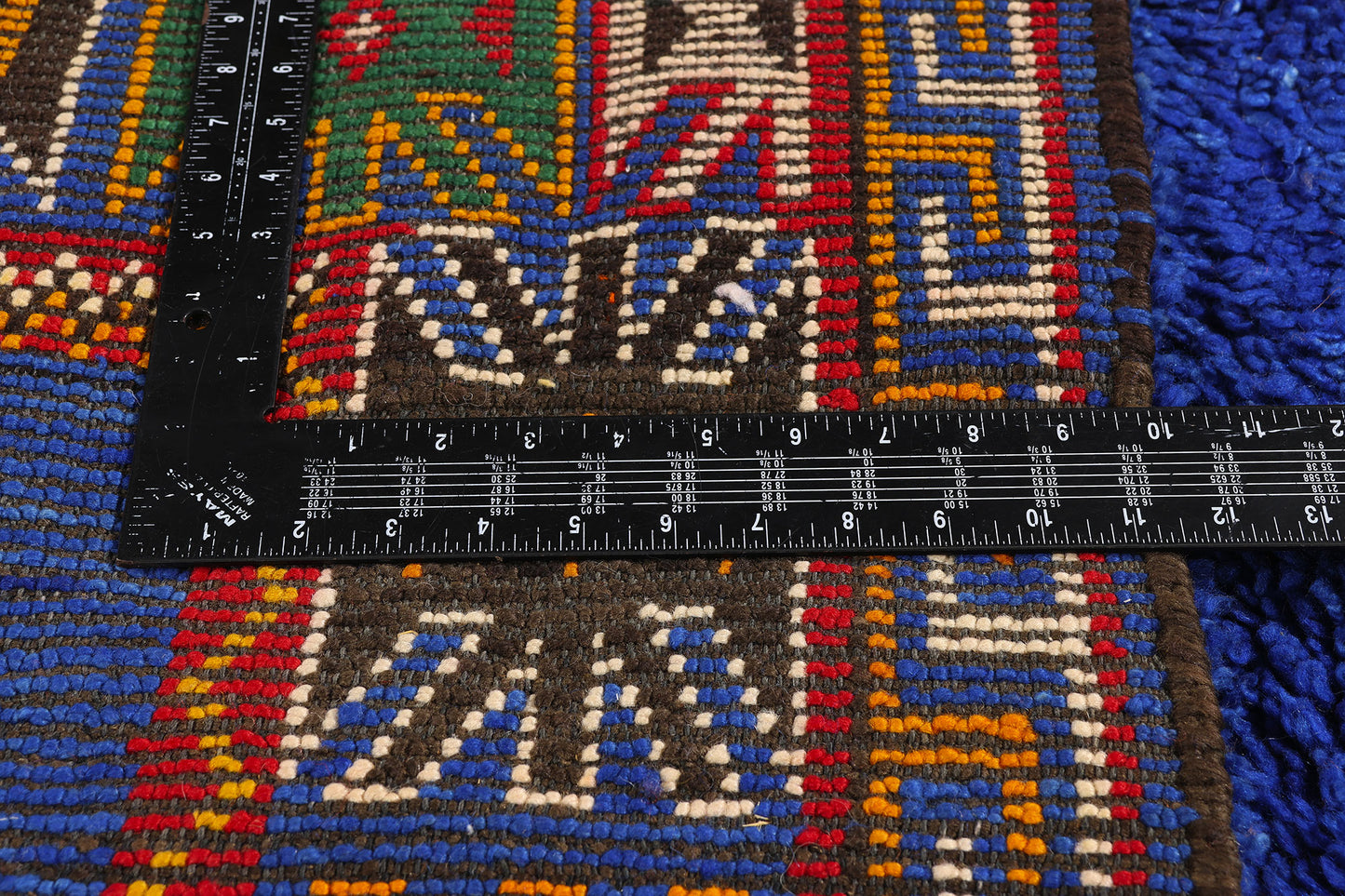 6 x 11 - Blue Vintage Beni MGuild Moroccan Rug - 21879