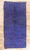 7 x 14 - Blue Vintage Beni MGuild Moroccan Rug - 21880
