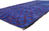 7 x 14 - Blue Vintage Beni MGuild Moroccan Rug - 21880
