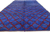 7 x 14 - Blue Vintage Beni MGuild Moroccan Rug - 21880