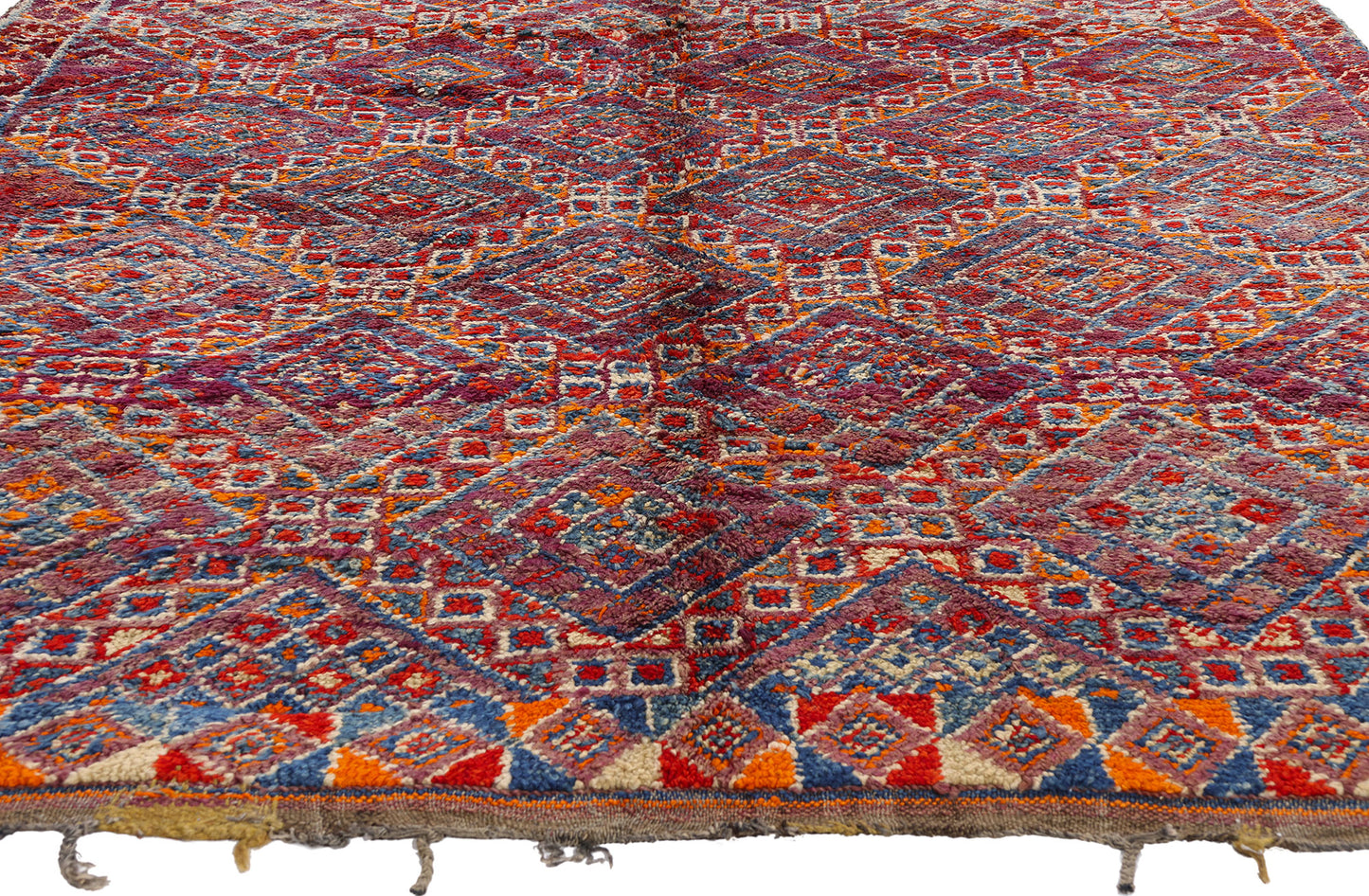 6 x 11 - Purple Vintage Beni MGuild Moroccan Rug - 21881