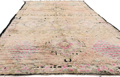 6 x 12 - Peach Vintage Boujad Moroccan Rug - 21882